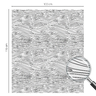 Coloured glass film for windows Wood lines