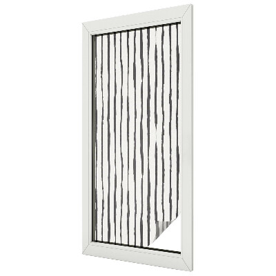 Decorative window film stained glass design Vertical stripes