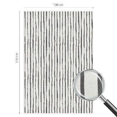 Decorative window film stained glass design Vertical stripes