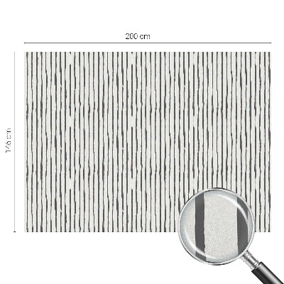 Decorative window film stained glass design Vertical stripes