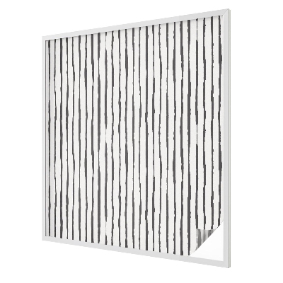 Decorative window film stained glass design Vertical stripes