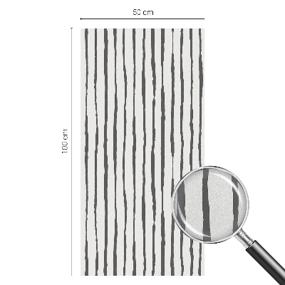 Decorative window film stained glass design Vertical stripes