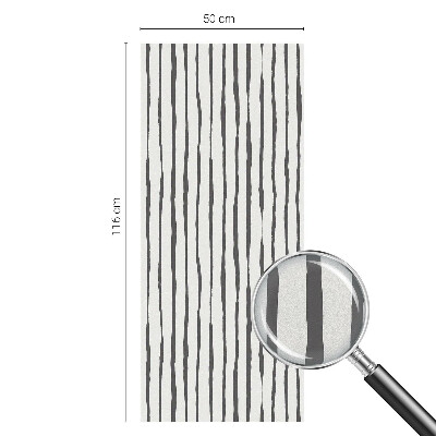 Decorative window film stained glass design Vertical stripes