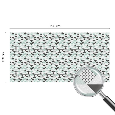 Patterned window film stained glass Triangular patterns