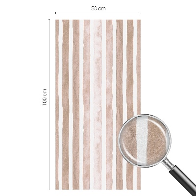 Decorative window film stained glass design Brown belts