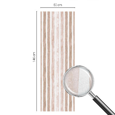 Decorative window film stained glass design Brown belts