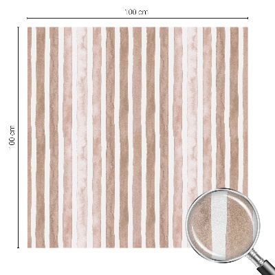 Decorative window film stained glass design Brown belts