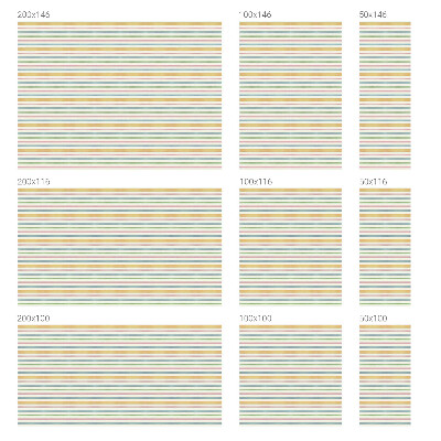 Privacy window film stained glass effect Pastel stripes