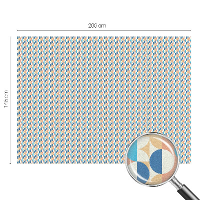 Coloured glass film for windows Geometric symmetry