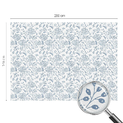 Patterned window film stained glass Plant motif