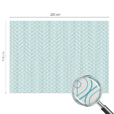 Patterned window film stained glass Oval symmetry