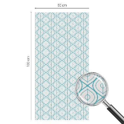 Patterned window film stained glass Oval symmetry