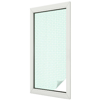 Patterned window film stained glass Floral symmetry