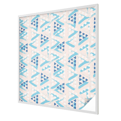 Coloured glass film for windows Geometric patterns