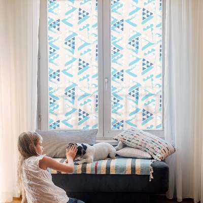 Coloured glass film for windows Geometric patterns