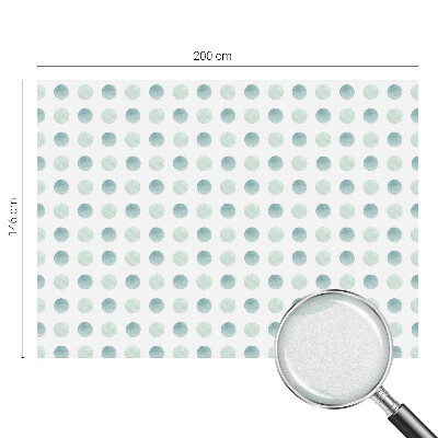 Privacy window film stained glass effect Delicate circles