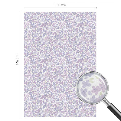 Decorative window film stained glass design Floral lightness