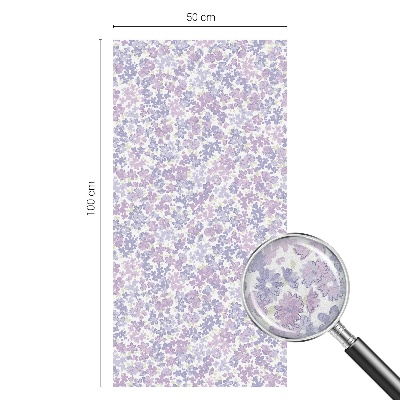 Decorative window film stained glass design Floral lightness