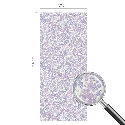 Decorative window film stained glass design Floral lightness