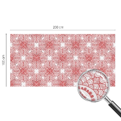 Frosted window film with stained glass pattern Lace patterns