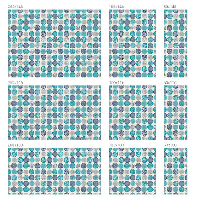 Privacy window film stained glass effect Geometric circles