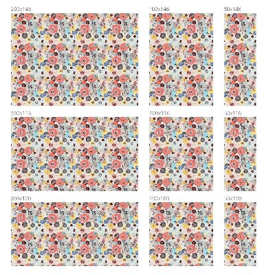 Patterned window film stained glass Colorful flower
