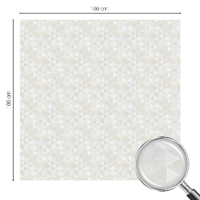 Frosted window film with stained glass pattern Geometric patterns