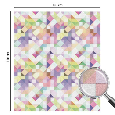 Decorative window film stained glass design Abstract mosaic