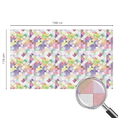 Decorative window film stained glass design Abstract mosaic