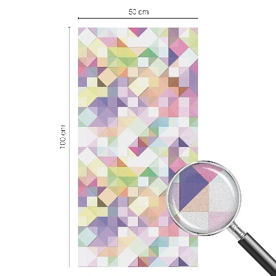 Decorative window film stained glass design Abstract mosaic