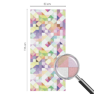 Decorative window film stained glass design Abstract mosaic