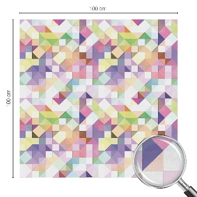 Decorative window film stained glass design Abstract mosaic