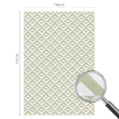 Privacy window film stained glass effect Geometric rhombuses