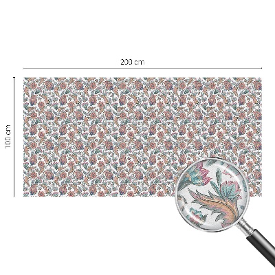 Patterned window film stained glass Floral elegance