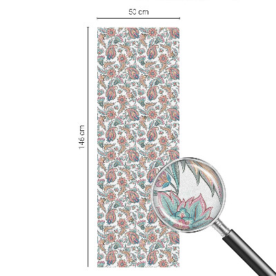Patterned window film stained glass Floral elegance