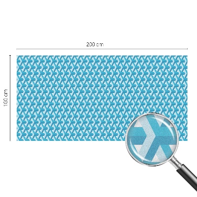 Patterned window film stained glass Geometric cubes