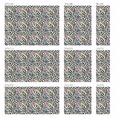 Decorative window film stained glass design Abstract geometry