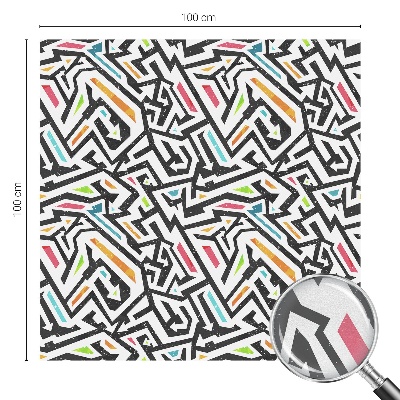 Decorative window film stained glass design Abstract geometry