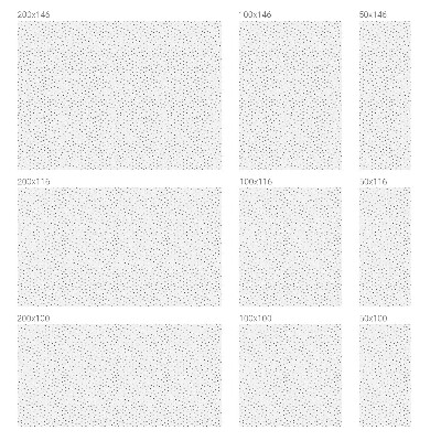 Coloured glass film for windows Geometric triangles