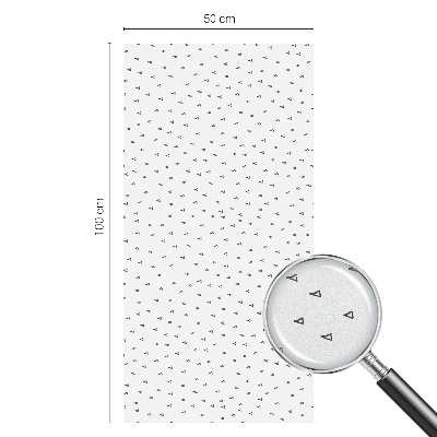 Coloured glass film for windows Geometric triangles