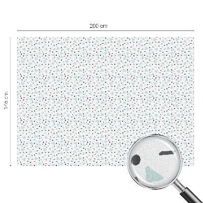 Privacy window film stained glass effect Geometric figures