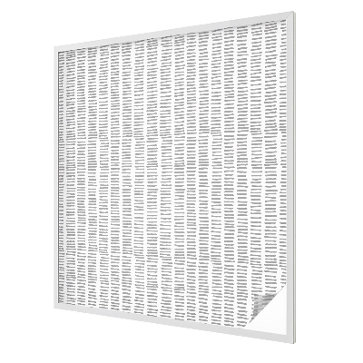 Frosted window film with stained glass pattern Minimalist lines