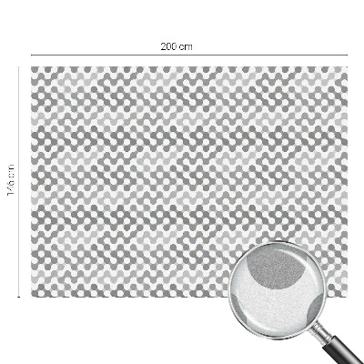 Coloured glass film for windows Wave geometry