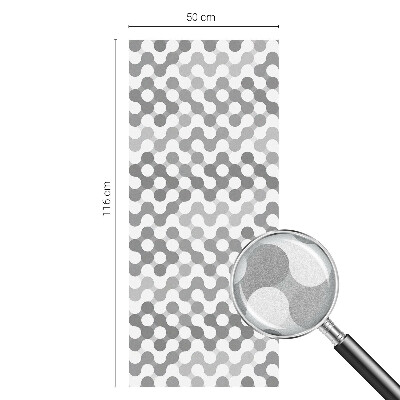 Coloured glass film for windows Wave geometry