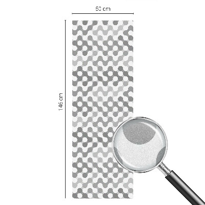 Coloured glass film for windows Wave geometry