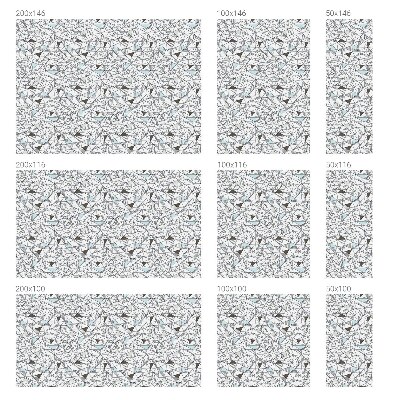 Patterned window film stained glass Abstract shapes