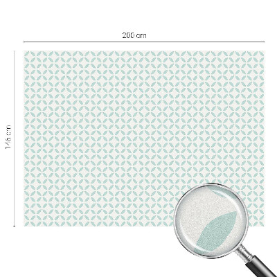 Privacy window film stained glass effect Abstract shapes