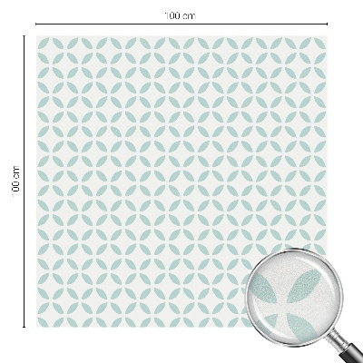 Privacy window film stained glass effect Abstract shapes