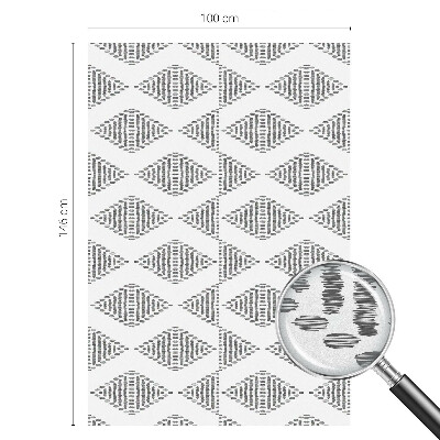 Patterned window film stained glass Geometric diamonds