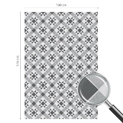 Decorative window film stained glass design Geometric patterns